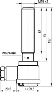 Габариты OV AT43A-43P-150-LZ